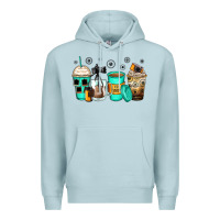 Blue Mist photography coffee cups Premium Hoodie - Zillion Design Studio