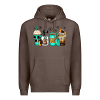 Coffee photography coffee cups Premium Hoodie - Zillion Design Studio