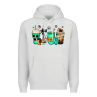 Dove Grey photography coffee cups Premium Hoodie - Zillion Design Studio