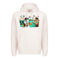 Pale Pink photography coffee cups Premium Hoodie - Zillion Design Studio