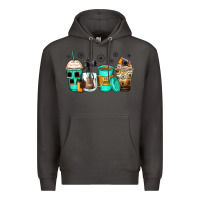 Smoke photography coffee cups Premium Hoodie - Zillion Design Studio