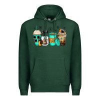 Sports Green photography coffee cups Premium Hoodie - Zillion Design Studio