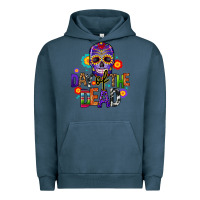 Pigment Midnight Navy day of the dead mexico Urban Hoodie - CTS Tumbler Store