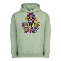 Pigment Oil Green day of the dead mexico Urban Hoodie - CTS Tumbler Store