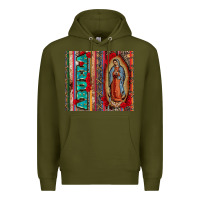 Army Green abuela serape leopard tumbler 3 Premium Hoodie - CTS Tumbler Store