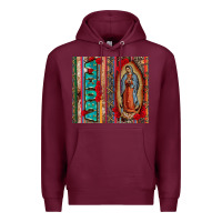 Burgundy abuela serape leopard tumbler 3 Premium Hoodie - CTS Tumbler Store