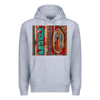Heather Grey abuela serape leopard tumbler 3 Premium Hoodie - CTS Tumbler Store