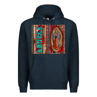 Navy abuela serape leopard tumbler 3 Premium Hoodie - CTS Tumbler Store