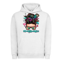 Pigment Lunar Rock small business messy bun Urban Hoodie - Zillion Design Studio