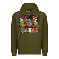 Army Green chingona tumbler 3 Premium Hoodie - CTS Tumbler Store