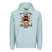 Blue Mist proud member of the tired moms club Premium Hoodie - Zillion Design Studio