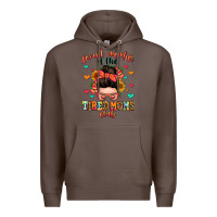 Coffee proud member of the tired moms club Premium Hoodie - Zillion Design Studio