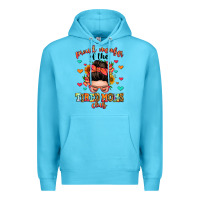 Ocean Blue proud member of the tired moms club Premium Hoodie - Zillion Design Studio