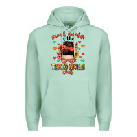 Seafoam proud member of the tired moms club Premium Hoodie - Zillion Design Studio