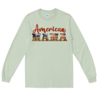 Matcha american mama Long Sleeve Tee - BarkalooDesign
