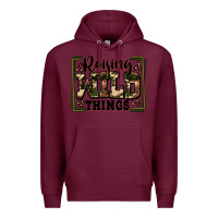 Burgundy raising wild things Premium Hoodie - Zillion Design Studio