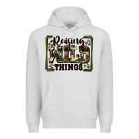 Dove Grey raising wild things Premium Hoodie - Zillion Design Studio