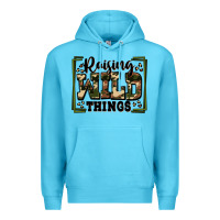 Ocean Blue raising wild things Premium Hoodie - Zillion Design Studio