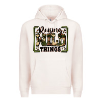 Pale Pink raising wild things Premium Hoodie - Zillion Design Studio