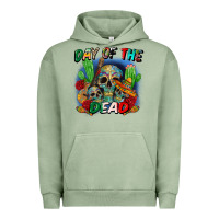 Pigment Oil Green day of the dead Urban Hoodie - CTS Tumbler Store