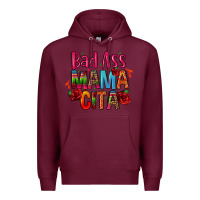 Burgundy bad ass mama cita Premium Hoodie - CTS Tumbler Store