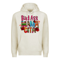 Oatmeal Heather bad ass mama cita Premium Hoodie - CTS Tumbler Store