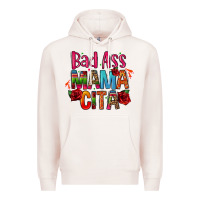 Pale Pink bad ass mama cita Premium Hoodie - CTS Tumbler Store
