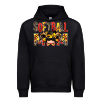 Black softball mom messy bun Urban Hoodie - Zillion Design Studio