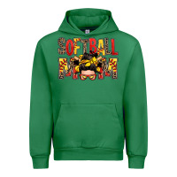Emerald softball mom messy bun Urban Hoodie - Zillion Design Studio