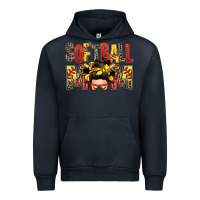 Navy softball mom messy bun Urban Hoodie - Zillion Design Studio