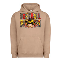 Pigment Burro softball mom messy bun Urban Hoodie - Zillion Design Studio