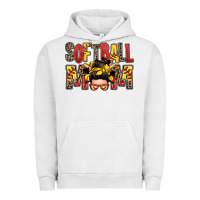 Pigment Lunar Rock softball mom messy bun Urban Hoodie - Zillion Design Studio