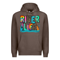 Coffee river life kayaking Premium Hoodie - Zillion Design Studio