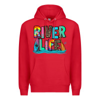 Red river life kayaking Premium Hoodie - Zillion Design Studio