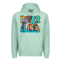 Seafoam river life kayaking Premium Hoodie - Zillion Design Studio
