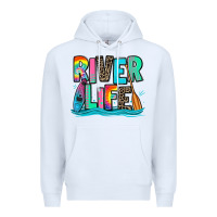 White river life kayaking Premium Hoodie - Zillion Design Studio