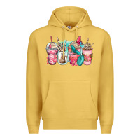 Antique Gold rock hand coffee cups Premium Hoodie - Zillion Design Studio