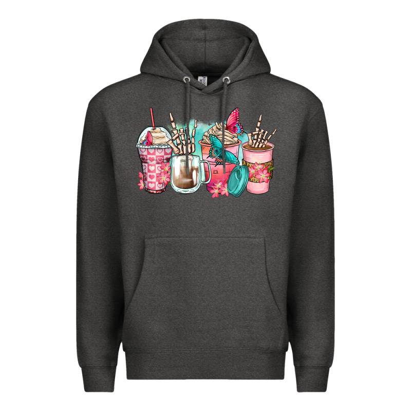 Rock Hand Coffee Cups Premium Hoodie by Zillion Design Studio | Teevron