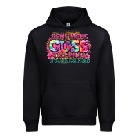 Black some moms cuss too much it's me i'm some moms Urban Hoodie - Zillion Design Studio