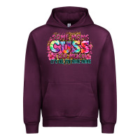 Mauve Wine some moms cuss too much it's me i'm some moms Urban Hoodie - Zillion Design Studio