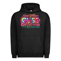 Pigment Black some moms cuss too much it's me i'm some moms Urban Hoodie - Zillion Design Studio