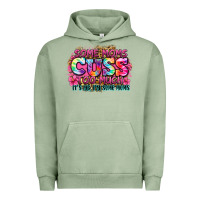 Pigment Oil Green some moms cuss too much it's me i'm some moms Urban Hoodie - Zillion Design Studio