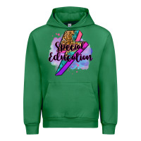 Emerald special eduation teacher lightning bolt Urban Hoodie - Zillion Design Studio