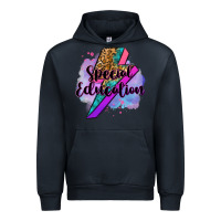 Navy special eduation teacher lightning bolt Urban Hoodie - Zillion Design Studio