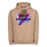 Pigment Burro special eduation teacher lightning bolt Urban Hoodie - Zillion Design Studio