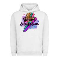 Pigment Lunar Rock special eduation teacher lightning bolt Urban Hoodie - Zillion Design Studio