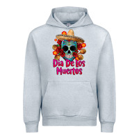Heather Grey dia de los muertos Urban Hoodie - CTS Tumbler Store