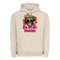 Pigment French Oak dia de los muertos Urban Hoodie - CTS Tumbler Store