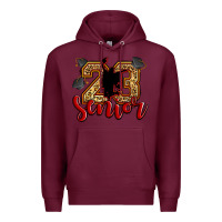 Burgundy senior 2023 Premium Hoodie - Zillion Design Studio