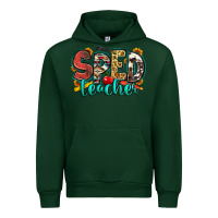 Forest Green special education teacher Urban Hoodie - Zillion Design Studio